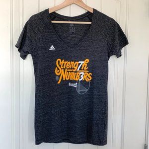 Golden State Warriors Strength in Numbers Gray Tee